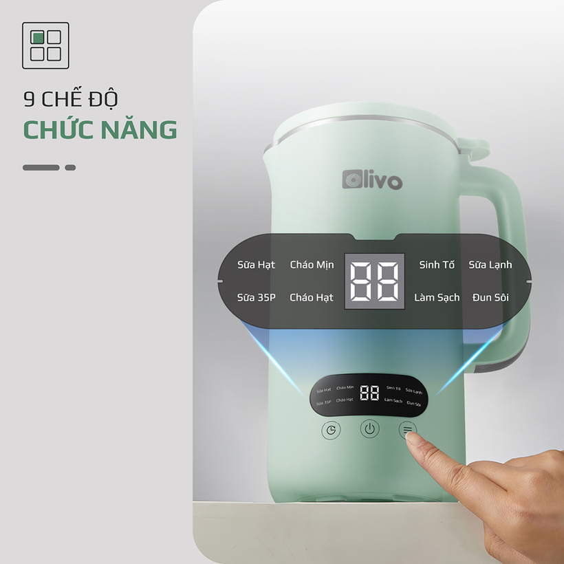 Máy xay nấu đa năng Olivo CB1000
